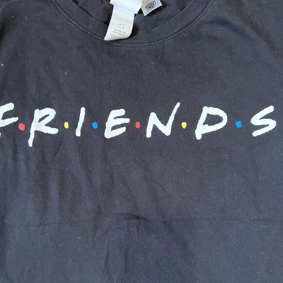 Friends black short sleeve casual shirt L - Picture 5 of 5